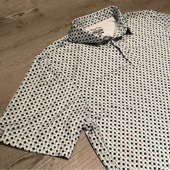 Straight Down Performance Polo Shirt Poker Men’s Size Medium - Picture 3 of 4